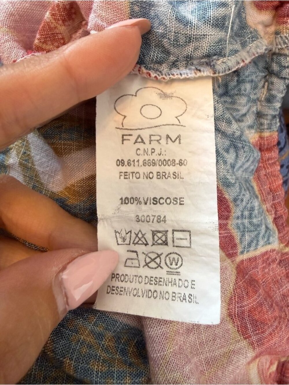 Farm Rio Printed Top Size P (Small) - Picture 6 of 8